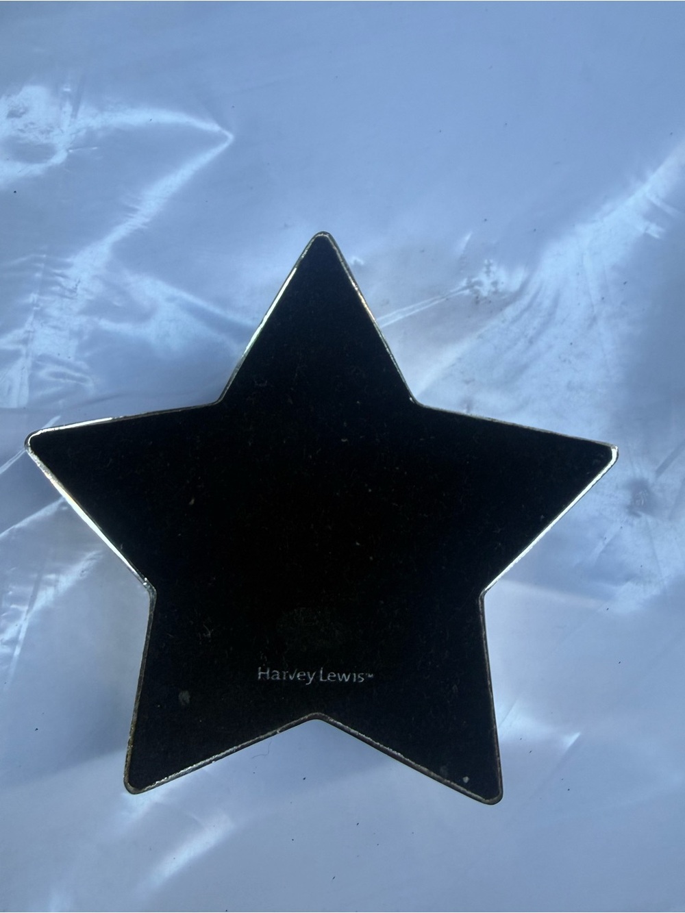 Black Star Serving Tray - Decorative Home Party Accent
